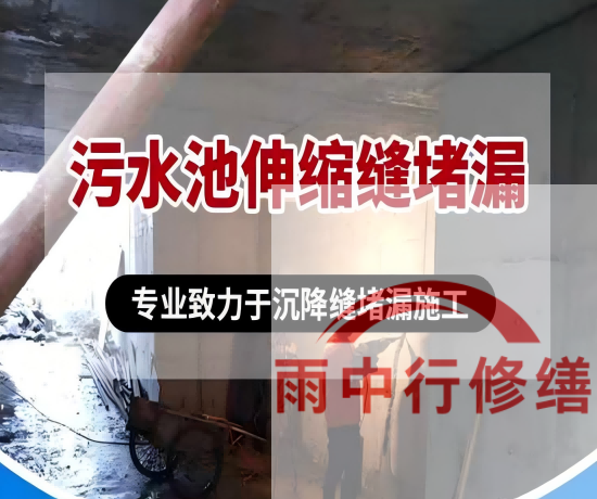 常州某污水处理厂钢筋混凝土池堵漏案例